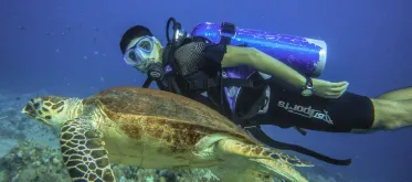 Eyad Mohammad Fakeraldeen Lutfi Alzgool is UN Volunteer Marine Reserve Ranger with Aqaba Marine Reserve, UNDP Jordan.