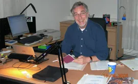 UNV Executive Coordinator Ad de Raad in his office at Haus Carstanjen