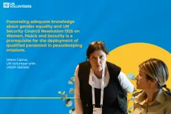 Vesna Ciprus, UN Volunteer Gender Equality Project Officer in UNDP SEESAC promotes gender equality in defence sector institutions through a regional project in the Western Balkans.