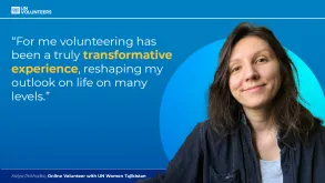 Online Volunteers engaged through UNV supported UN Women Tajikistan to achieve gender equality.