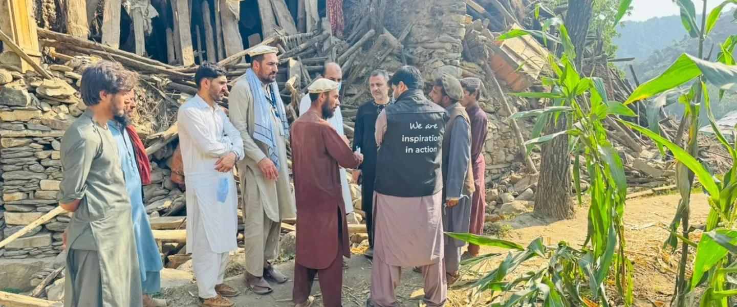 UNV Afghanistan Country Team assesses the Earthquake damage in September 2025.