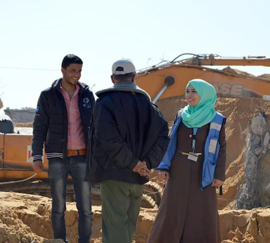 UN Volunteer Engineers in the State of Palestine