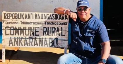 UN Volunteer, Falimanantsoa Rasolofomanana, serves as Humanitarian–Development–Peace Nexus and Local Governance Specialist with UNDP in Madagascar.