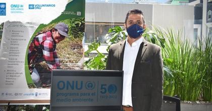 Ex Voluntario ONU, Cristian Rojas Cifuentes, quien sirvió como Analista de Información con el Programa de las Naciones Unidas para el Medio Ambiente (PNUMA) en Colombia