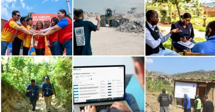 Photos of UN Volunteers around the world