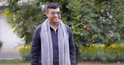 Sushil Adhikari, UN Volunteer Disability Inclusion and Engagement Officer with UNICEF Regional Office for South Asia in Kathmandu.