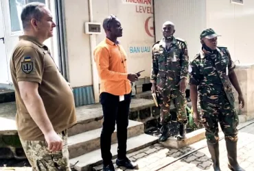 UN Volunteer Wintson Siafa, Civil Engineer MONUSCO, DRC