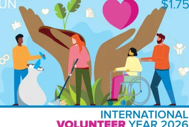 UNV Introduces the International Volunteer Year 2026 Stamp