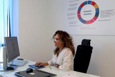 Beatriz Gonzalez serves as UN Volunteer Statistics and Geographic Information Systems (GIS) specialist with UNDP in Tunisia.