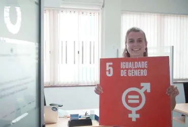 Roxane Sardi, funded by Luxembourg, is a UN Volunteer Gender Officer with the UN Resident Coordinator's Office in Cabo Verde.