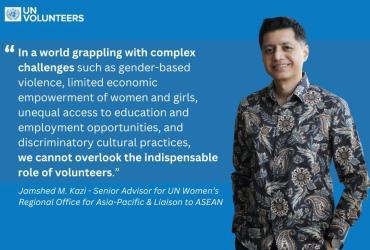 Jamshed M. Kazi, Senior Advisor for UN Women’s Regional Office for Asia-Pacific & Liaison to ASEAN having also served as the Representative for Indonesia. 