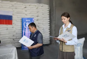 Elizaveta Smeshko, UN Volunteer Communications and Advocacy Officer with the World Food Programme in Tajikistan.