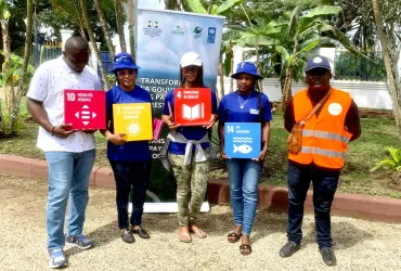 UN Volunteers during their onboarding with the Global Environment Facility and UNDP.