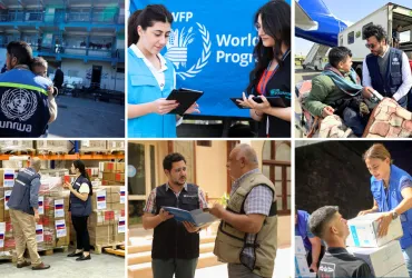United Nations Volunteers support the emergency response initiatives for the war in Gaza.