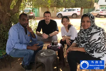 Sachiyo Miwa (Japan) served a UN Volunteer Associate Humanitarian Officer with OCHA in Sudan.