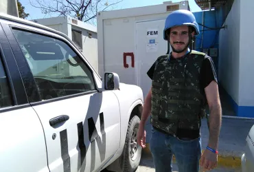 Pablo Sánchez Ortega is a UN Volunteer Environmental Engineer Assistant in the Environmental Compliance Unit (ECU) of MINUSTAH.