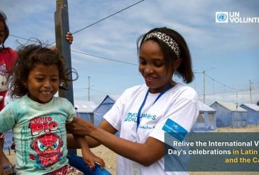 UN Volunteers in service in Latin America and the Caribbean.