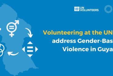 UN Volunteer addresses gender-based violence in Guyana.