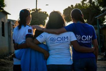 UN Volunteers serving with IOM