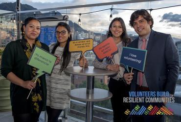 UN Volunteers in Colombia celebrate their passion for volunteering and contribution to peace and development in the country.
