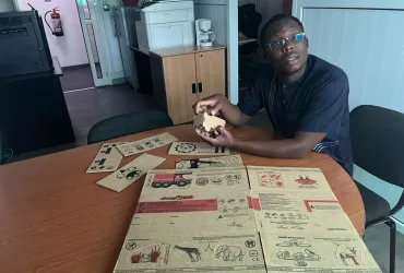 International UN Volunteer, Jahdiel Kossou, is an Early Childhood Development Specialist with UNICEF Madagascar.