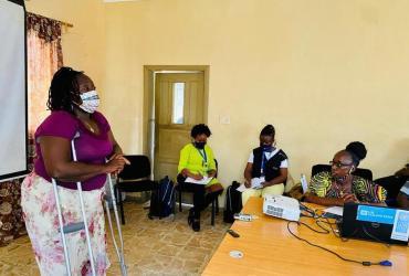 Engaging persons with disabilities in Liberia.