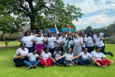 UN Volunteers from South Africa during a learning event. So far in 2024, there are 36 UN Volunteers with 12 UN entities in South Africa.