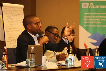 Albert Mirindi is a UN Volunteer currently based in UNDP’s Mali office working as a Gender Specialist/Gender Advisor on a project supported by the Peacebuilding Fund.