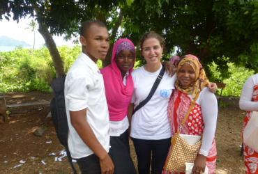 Manon Cabaup UN Youth Volunteer in Comoros