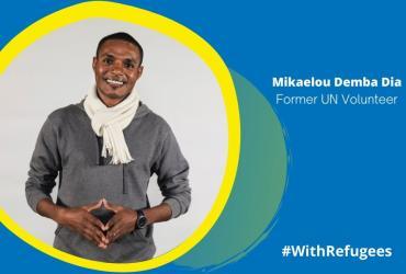 Mikaelou Demba Dia, former UN Refugee Volunteer who served as Programme Assistant in the West Africa Regional Office of UN Women.