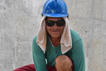 Oscar, un charpentier volontaire des Philippines (2016).