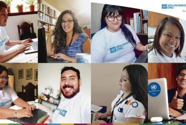 UN Volunteers behind the management of the first massive digital volunteering campaign in Peru to support the response to the COVID-19 pandemic.