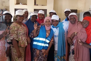UN community Volunteers digitize important justice documents at the High Court of Niamey
