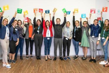 Newly recruited UN Youth Volunteers funded by the Russian Federation at their assignment preparation training in Moscow.