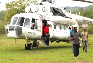 Sammy Mwiti served with the United Nations Assistance Mission in East Timor.