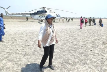 Emily Kabuga, UN Volunteer Civil Affairs Officer at the United Nations Mission in South Sudan. 