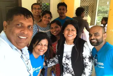 Shalina Miah, Regional Manager of the UNV Office for Asia and the Pacific, during a visit to Sri Lanka in 2018.