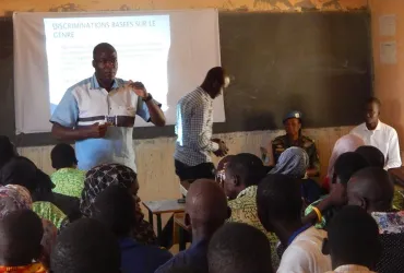 Soundio Idrissa Coulibaly, Volontaire ONU international à la MINUSMA en séance de formation (programme VNU, 2017)