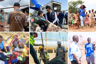 Photos of UN Volunteers around the world