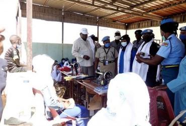 In an effort to fight COVID-19 and promote hygienic practices in the prison environment, 32 female inmates at Shallah Female Prison Center in El Fasher, North Darfur participated in a one-week capacity building workshop on soap making.