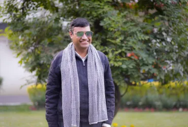 Sushil Adhikari, UN Volunteer Disability Inclusion and Engagement Officer with UNICEF Regional Office for South Asia in Kathmandu.