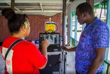 Dr. Achidri uses his knowledge and skills to help people affected by TB in Tuvalu have access to care, support and proper treatment.