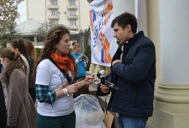 UN Youth Volunteer serving with UN Women in Tajikistan, 2016.