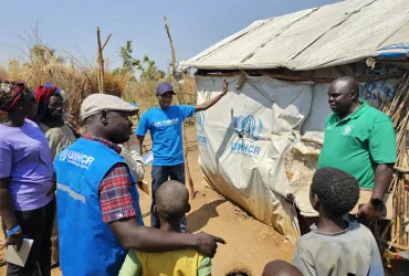 UN Volunteer Bala Stephen Sandare is an Associate Settlement Planning Officer with UNHCR South Sudan. He supports refugee and host communities through sustainable shelter. In 2025, over 750 UN Volunteers served with UNHCR in 69 countries.