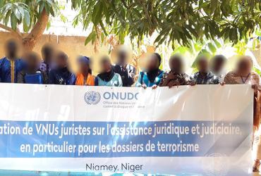 UN Volunteers in Niger with UNODC