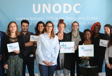 UNV photo in UNODC Regional Office