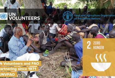 Through their partnership, UNV and FAO offer opportunities for youth and professionals to contribute to the fight against hunger and the move towards sustainable agriculture.