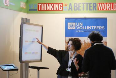 UNV online volunteering at global festival of ideas 2017