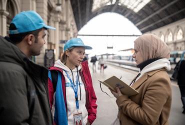 UN Volunteers with the United Nations Refugee Agency (UNHCR) have been instrumental in responding to the needs of people displaced by the war in Ukraine.