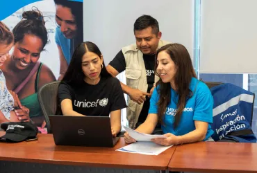 Online Volunteers, engaged through UNV's Online Volunteering service, support the Ukraine refugee response with UNICEF Romania.